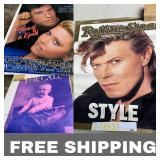 Assorted Vintage Posters - Rolling Stones etc