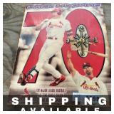 VTG MARK MCGWIRE 70 Poster/Clock 1998, 20"x16"