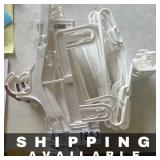 NEW Qty35 Assorted Clothes Hangers, White