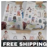 Vintage Push Out & Dress Paper Dolls by AnnStevens