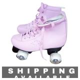 NEW Womens Roller Skates High-top 4 Wheel Pink