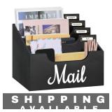 Rustic Mail Organizer & Letter Sorter