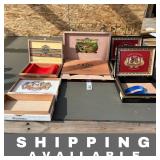 Qty5 Hand Made Cigar Boxes: Ashton VSG etc