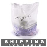 NEW 100Pack Plastic Laundry Bags 18"x19"