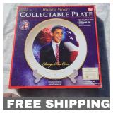 Obama Victory Collectible Plate