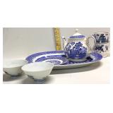 Blue Willow China, Lefton , Sadler England & more