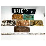 Vintage License Plates