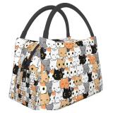 YORWRKEX Cat Lunch Bag  Insulated  Waterproof