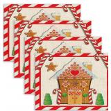 $19  Christmas Placemats Set of 4  18X12