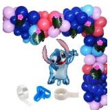 Lilo and Stitch Balloon Garland  Tropical Luau Sum