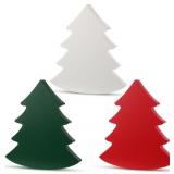 3Pc Wood Christmas Tree Decor  Red/Green/White