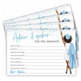 30 Advice & Wishes Cards For The Graduation - Blue