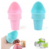 2PCS Plastic Ice Cream Cone Holder Ice Cream Snow