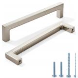 LIMUR Square Cabinet Handles Brushed Nickel Cabine