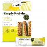 SimplyProtein Lemon Coconut Snack Bars  Naturally