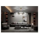 OUQI Modern LED Ceiling Light  Remote dimmable Cei