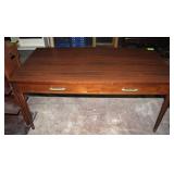 Wooden Office Table w/Drawers, Approx. 30" x 60"