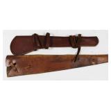 (2) Leather Rifle Scabbards