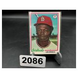 1978 Topps MLB Cardinals Lou Brock Card #170