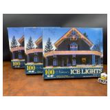 3 Boxes of Outdoor Christmas Icicle Lights