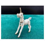 Miniature 2.5" Vintage Porcelain Unicorn - Repair