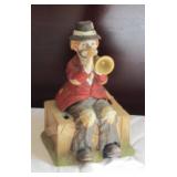 Ceramic Clown 10" T