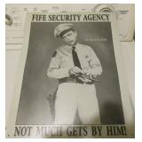 Barney Fife Metal Sign 16" x 12"