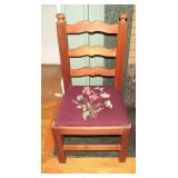 Childs Needle Point Chair 26" T