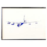 Wilke pop art airplane painting