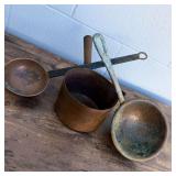 Copper Pouring Pot and Ladles