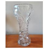 LARGE BRILLIANT  CUT GLASS VASE