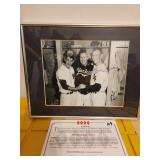 Mickey Mantle Autographed Framed Picture- COA-STAT