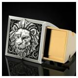 Fashion Lion Two Tone Silver Plated Rings for