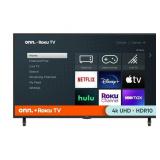 43" Class 4K UHD (2160P) LED Roku Smart TV HDR Bin