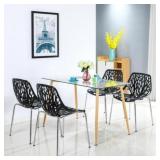 5 Piece Modern Table With Chairs!! This dinner tab