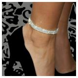 Ankle Bracelet Silver Plated Anklet Foot Jewelry