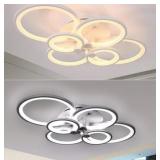 6 Ring Modern LED Ceiling Light Fixture [Modern an