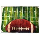 New 15" x 23" football cushioned floor mat