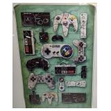 larger controller themed unframed canvas poster