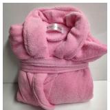 New Betsey Johnson soft bathrobe pink one size