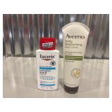 2- Eucrin & Aveeno Lotion NEW