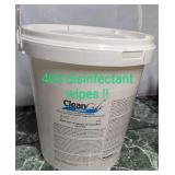 New 400 count disinfectant wipes. Pop top & handle