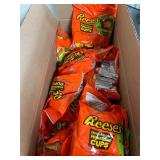 12 bags Reeseï¿½s CRUNCHY PEANUTS mini cups share