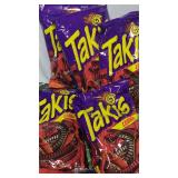 5 BAGS of Takis Cobra tortilla chips