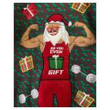 New MUSCLES SANTA Ugly Christmas Sweater