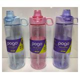 3 New pogo 32oz  tritan water bottles