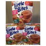 3 box Little Bites STRAWBERRY YOGURT Muffins