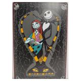 Jack + Sally Nightmare Before Christmas metal sign