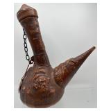 Made in Spain goat leather decanter