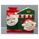 Vintage Commodore Santa S &P napkin holder